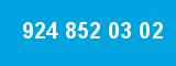 924 852 03 02 924 852 03 02